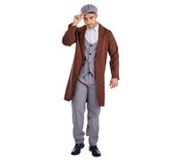 Peaked Cap Gangster Adult Men's Costume