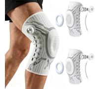 Peakflex Knee Sleeve - Peakflex Knee Compression Sleeve, 2 pcs，White：XL