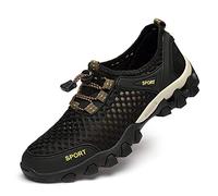 Peakfootwear ZenStride - Wide Toe Box Hiking Shoes - Healthy & Non-Slip Barefoot Shoes (Unisex) (Black,9)