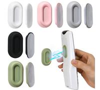 PEAKGEAR Pack of 5 2024 Improved Magnetic Remote Control Holder, Silicone Strong Magnetic Holder, Wall Mount, Remote Control Holder for Home, Office (Multi-Colour)