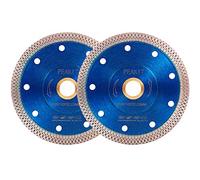 PEAKIT 4-1/2 inch super thin diamond tile saw blade for porcelain ceramic fit grinder 7/8 inch - 5/8 inch Arbor (2 pack, 4.5 inch)