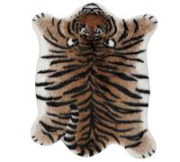 Peakjune Faux Cowhide Non-Slip Carpet Rug,Print Rug,Animals Printed Hide Mats,Cow Print Area Rug,Hide Mats Faux Cowhide Skin Carpet,Easy Clean,For Home Office,Livingroom,Bedroom