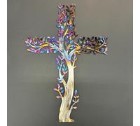 Peakjune Tree Of Life Wall Art Decor,Metal Silhouette Tree Of Life,Not Easy To Deform,Not Easy To Break,For Bathroom Kitchen Living Room Bedroom Indoor Office Outdoor