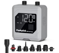 Peakpick 20PSI Electric Paddle Board Pump, Rechargeable Battery-Powered, Intelligent Dual Stage Inflation & Deflation, Auto-Off SUP Air Pump for Stand Up Paddle Boards,Surfing Kite, Tent, Mattress