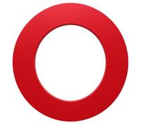 Peakridge® Dartboard Surround - 4 Piece - Dartboard Protection Ring - Wall & Board Protection (Red)