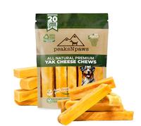 peaksNpaws Yak Cheese, High Protein, Himalayan Chews for Dogs, Natural Dog Treats, Lactose Free, Long Lasting Treat for Aggressive Chewers Under 25 Kg. 20