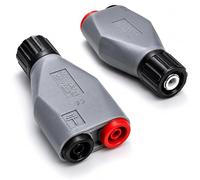 PeakTech P 7055 BNC Adapter Banana Plug Sockets, Accessory for Oscilloscopes, Signal Generator, Frequency Counter and Clamp with 4 mm Test Lead, Fully Insulated