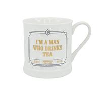 Half Moon Bay MUGVPB01 Peaky Blinder Vintage Mug-I'm a Man Who Drinks Tea, Ceramic, 350 milliliters