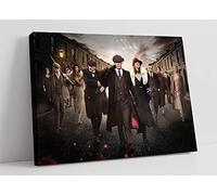 Peaky Blinders Crew - CANVAS WALL ART ARTWORK 30MM DEEP FRAMED PRINT (24in x 16in / 60cm x 40cm)
