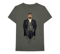 Rockoff Trade Peaky Blinders Dripping Tommy T Shirt M Green