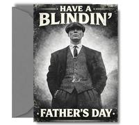 Peaky Blinders Inspired Funny Fathers Day Card For Dad F166