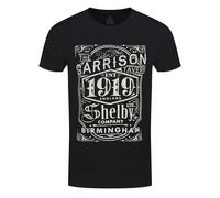 Peaky Blinders Men's Garrison Pub T-Shirt in Black | Size: Medium Peaky Blinders Black M