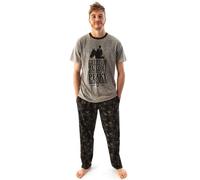 Peaky Blinders Mens Grey Icons T-Shirt and Lounge Pants - Large