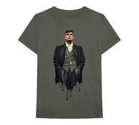 Rockoff Trade Peaky Blinders Dripping Tommy T Shirt M Green