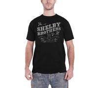 Peaky Blinders The Shelby Brothers Distressed Logo T-Shirt in Black | Size: Small Peaky Blinders Black S