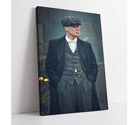 Peaky Blinders Thomas Shelby CANVAS WALL ART PICTURE 30MM DEEP FRAMED PRINT (18in x 12in / 45cm x 30cm)