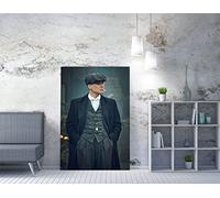 Peaky Blinders Thomas Shelby CANVAS WALL ART PICTURE 30MM DEEP FRAMED PRINT (XL 47in x 32in / 119cm x 81cm)