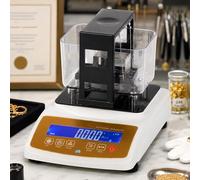 pealiritansemen Desktop Gold and Silver Density Meter, Precious Metal Analyzer for Gold, Platinum, Palladium and K Gold, Non-Destructive Jewelry Testing Equipment for Labs/Jewelers/Goldsmiths 120K