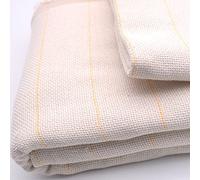 PEALOV Tufting Fabric, Monks Cloth, Yellow Lines' Carpet Backing, Muslin, Primary for Rug Tufting Guns (3M x 5M)