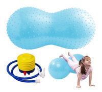 Peanut Ball, 35x18in Peanut Shaped Yoga Ball Peanut Ball for Kids Therapy Portable Thickened Yoga Ball Gym Fitness Ball for Therapy, Birthing (Uneven)