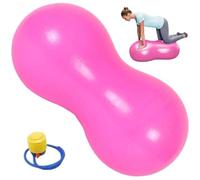 Peanut Ball, Anti Burst Thicken Pvc Peanut Exercise Ball 35.4x17.7" Balance Ball with a Air Pump Portable Peanut Ball Pregnancy Ball Birthing Ball for Kids Therapy Pregnancy Yoga, Home & Gym, Style 2