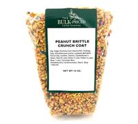 Peanut Brittle Crunch Coat Ice Cream Topping (1 lb. Resealable Zip Lock Stand Up Bag)