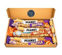 Peanut Brittle Gift Box 300g Two Brittle Bars and One Salted Caramel Peanut Brittle Bar with Sweet Peanuts Letterbox Sweets Gift