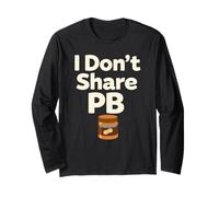 Peanut Butter Addict Spoon Ritual Food Obsession Craving Long Sleeve T-Shirt