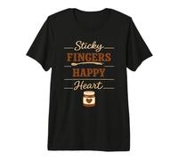 Peanut Butter Addict Spoon Ritual Food Obsession Craving Premium T-Shirt