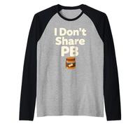 Peanut Butter Addict Spoon Ritual Food Obsession Craving Raglan Baseball Tee