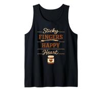 Peanut Butter Addict Spoon Ritual Food Obsession Craving Tank Top