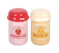 Peanut Butter and Jelly Jar Salt and Pepper Shakers | Quirky Kitchen Tableware Set
