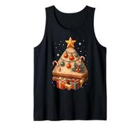Peanut Butter and Jelly PB & J Christmas Tree Xmas Tank Top