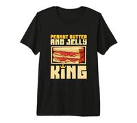 Peanut Butter and Jelly Sandwich King Premium T-Shirt