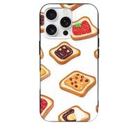 Peanut Butter And Jelly Sandwich Phone Case Compatible with iPhone 16 Plus Pro Max Shockproof TPU Protective Cover