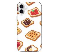Peanut Butter And Jelly Sandwich Phone Case Compatible with iPhone 16 Plus Pro Max Shockproof TPU Protective Cover