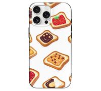 Peanut Butter And Jelly Sandwich Phone Case Compatible with iPhone 16 Plus Pro Max Shockproof TPU Protective Cover
