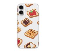 Peanut Butter And Jelly Sandwich Phone Case Compatible with iPhone 16 Plus Pro Max Shockproof TPU Protective Cover
