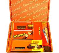 Peanut Butter Chocolate Gift Box by Dolci Di Lechlade Nut Pieces Cups Bar American Sweets Chocolate Gift Set Present Chocolates Sweet Easter Egg Birthday