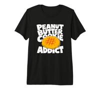 Peanut Butter Cookie Lover Retro Graphic Premium T-Shirt