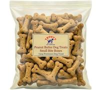 Peanut Butter Dog Treats Small Bite Bones 750g | Dog Biscuits Treats & Snacks | Dog Training Treats for Small, Medium & Large Dogs | Small Dog Biscuits | Trusty Pet Supplies