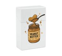 Peanut Butter Food Jar Cute Cigarette Case Smoking Box Pocket Holder Carrying Coin Pouch for Men Women