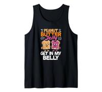 Peanut Butter Jelly Get in My Belly Cute Peanut Butter Tank Top