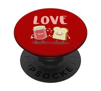Peanut Butter Jelly Red Valentine Pop Sockets Valentine PopSockets Swappable PopGrip
