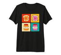 Peanut Butter Jelly Retro Kawaii Matching Couples Premium T-Shirt