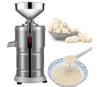 Peanut Butter Maker 15Kg/h - Commercial Walnut Butter Machine - Stainless Steel Sesame Sauce Grinder with Adjustable Grinding Fineness & Solid Lockers, 2850RPM