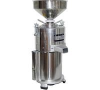 Peanut Butter Maker Machine, 1100W Commercial Electric Sesame Maker, 15kg/h Output, Features Non-Slip Base and Thickness Adjustment Rod