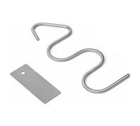 Peanut Butter Stirrer Stainless Steel With Scraper Hanging Storage Easy Clean