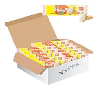 Peanut Butter White & Milk Chocolate Easter Eggs King Size 68g - Festive Holiday Chocolate for Easter Gifting & Sharing - Res (18 x Packs, Peanut Butter White chocolate Egg)