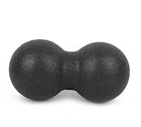 Peanut Massage Ball, 24x12cm Double Lacrosse Ball Peanut Roller Physical Therapyspine Massager for Myofascial Release Muscle Relaxer Acupoint Massage (Black)